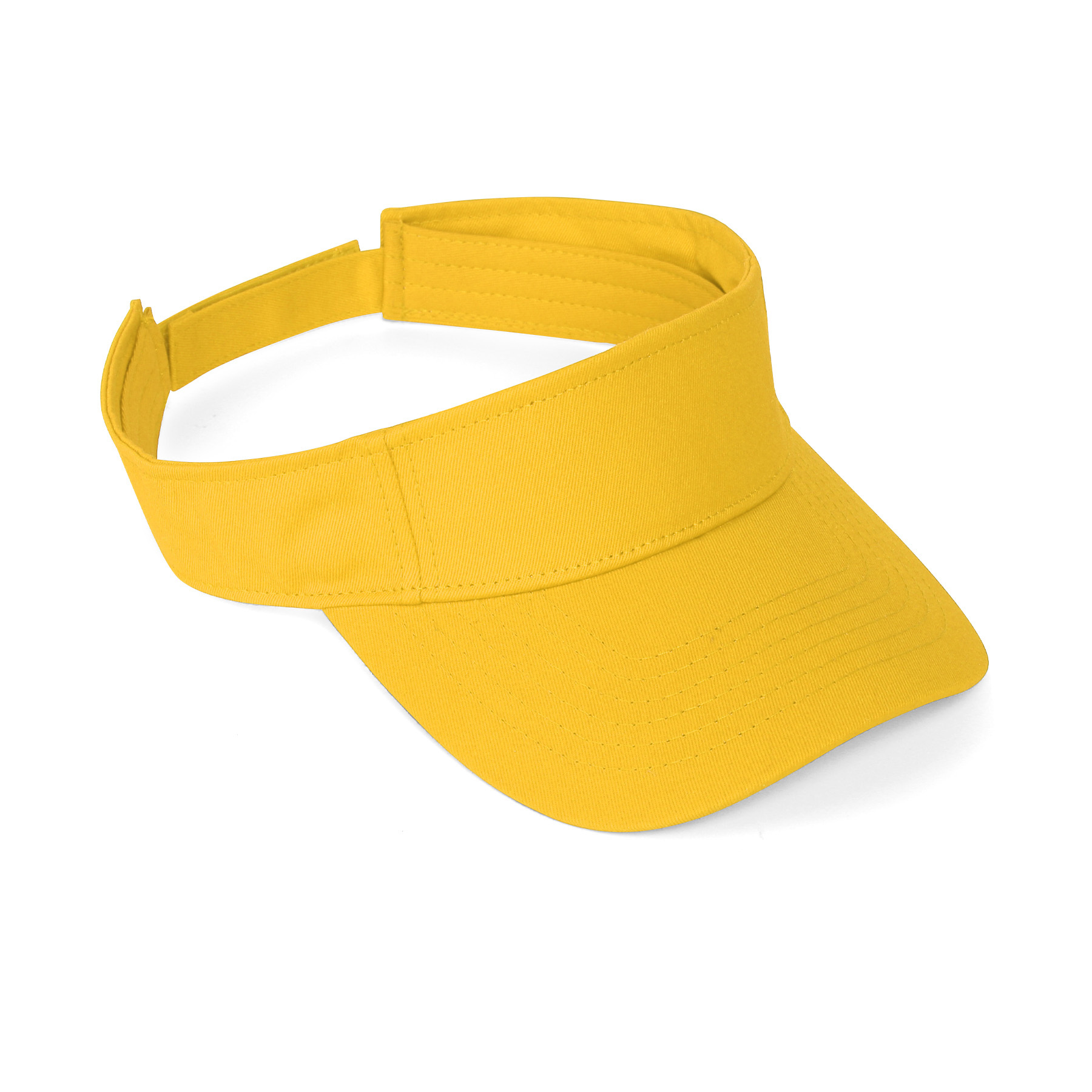Structured Cotton Visor Hat