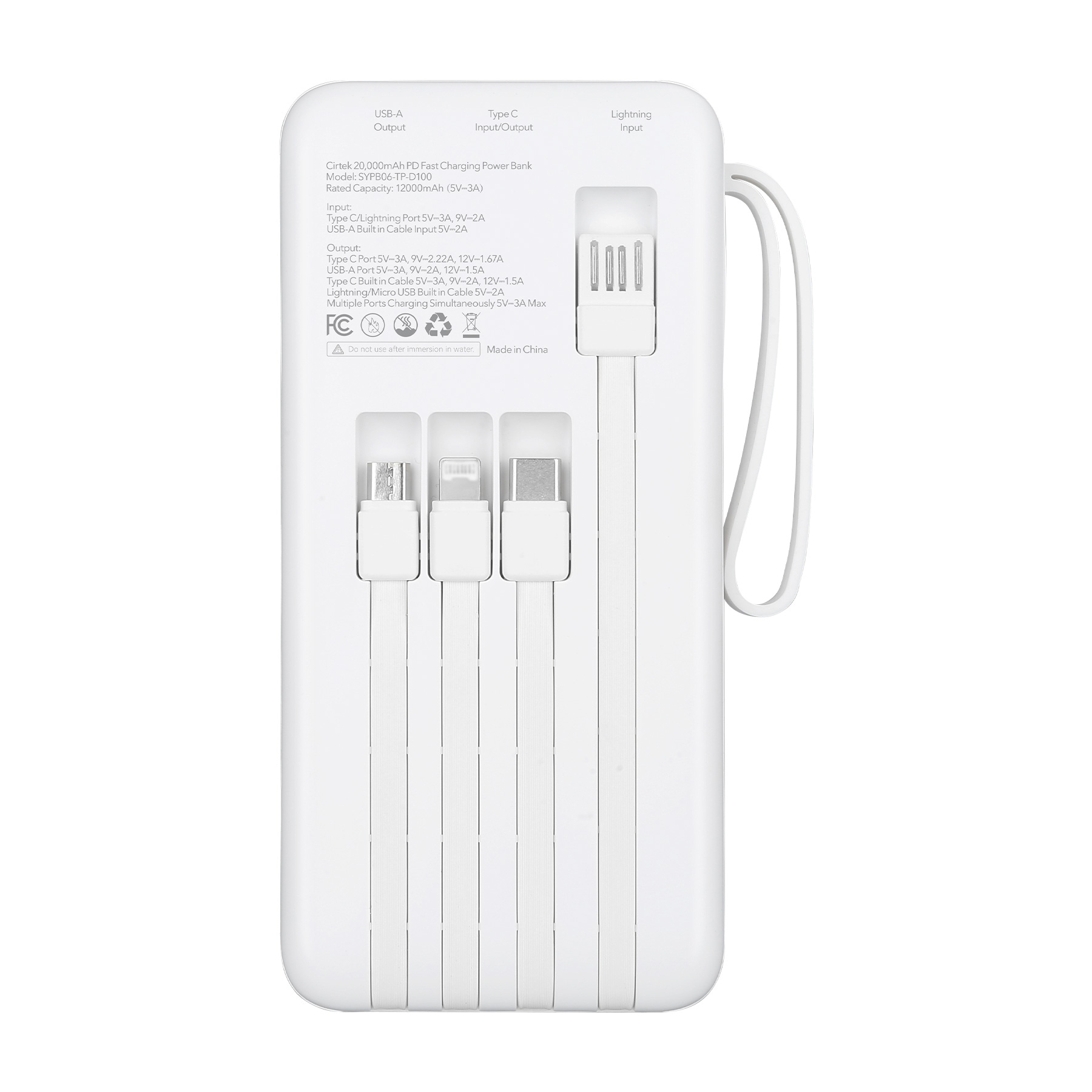 20,000mAh Fast-Charging Power Bank (PD Enabled)