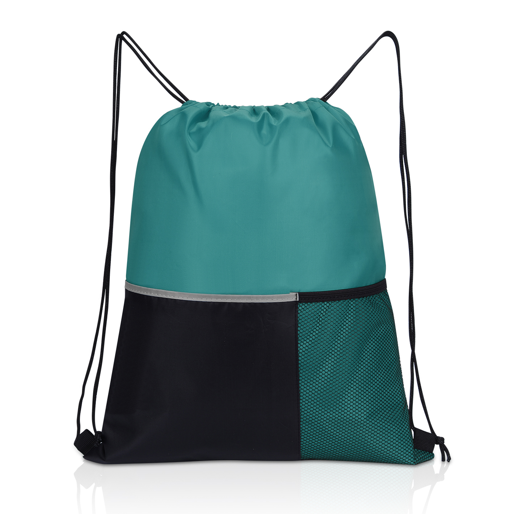 Dual Pocket Drawstring Bag