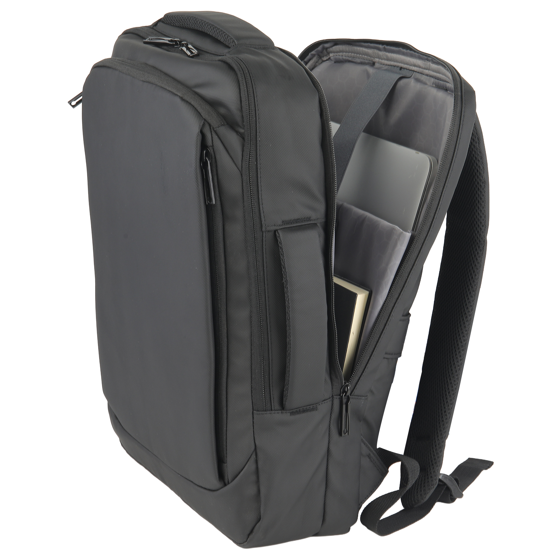 3 - in - 1 Convertible PU Leather Laptop Backpack