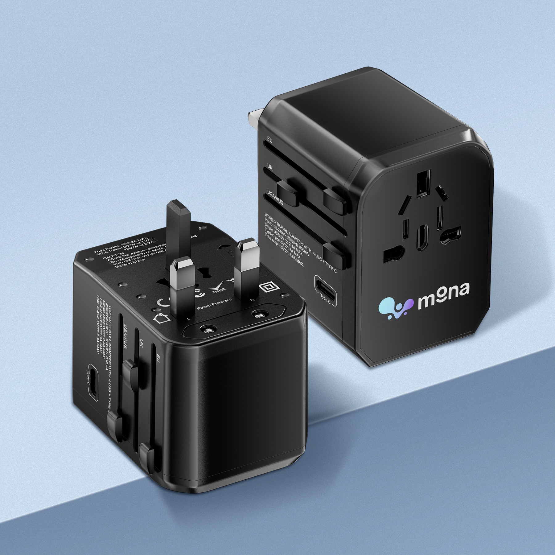 5 USB Port Travel Adapter