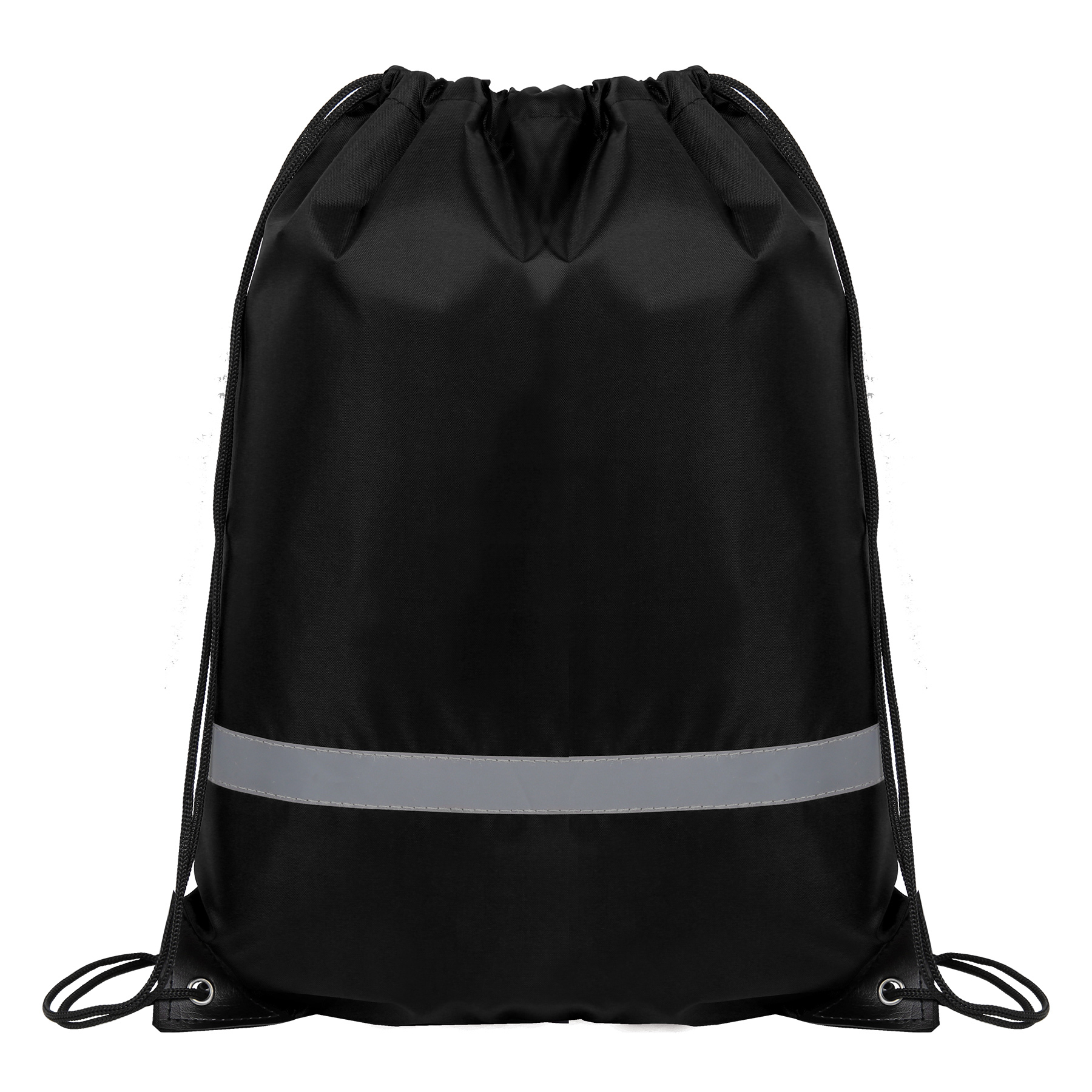 Reflective Polyester Drawstring Bag