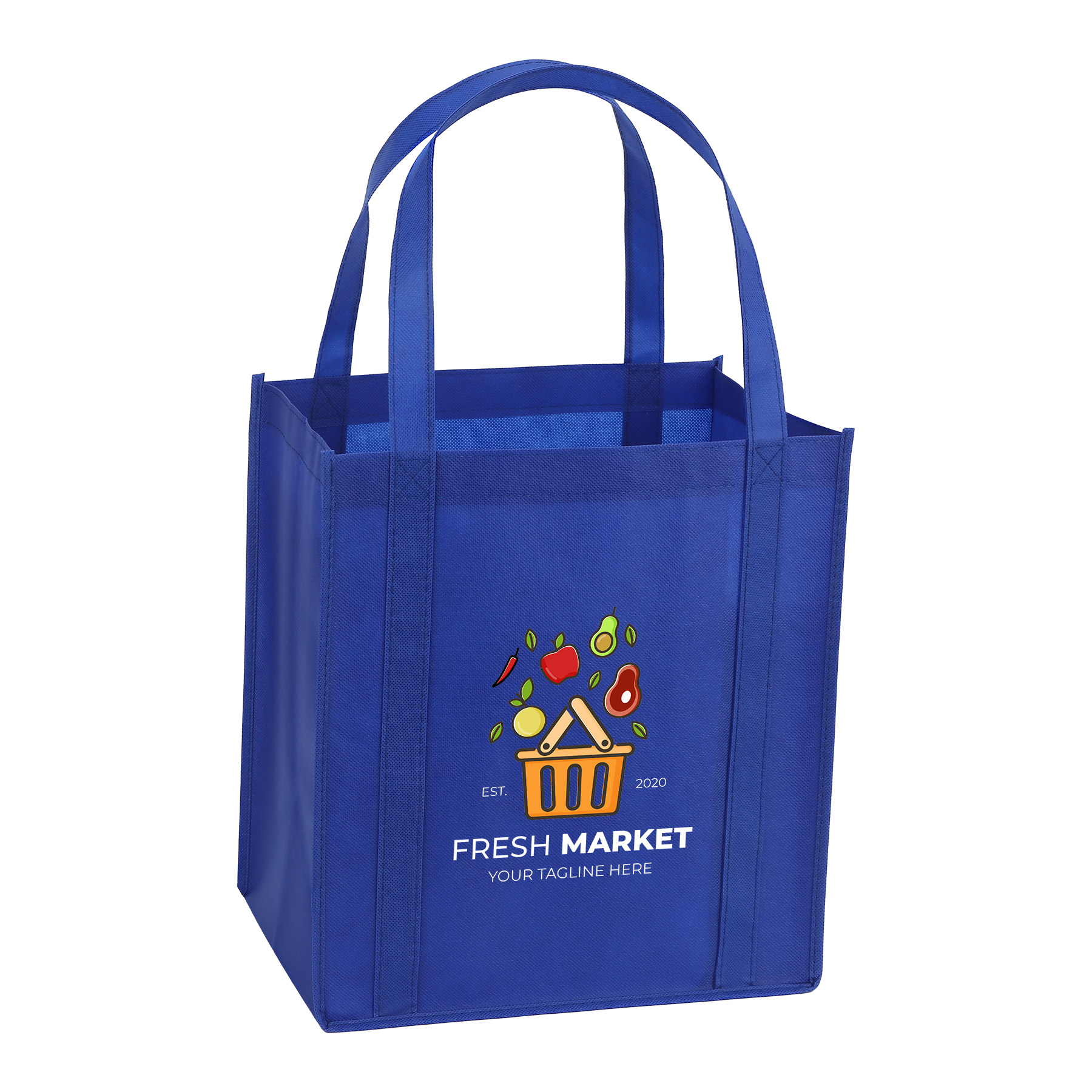 Non-Woven Shopping Tote With Reinforced Bottom