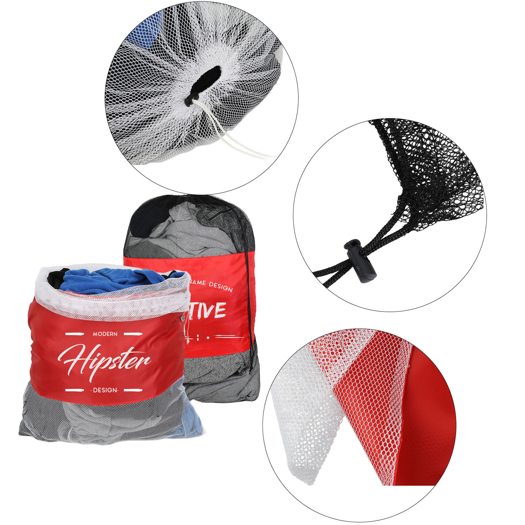 Oversized Mesh Laundry Bag