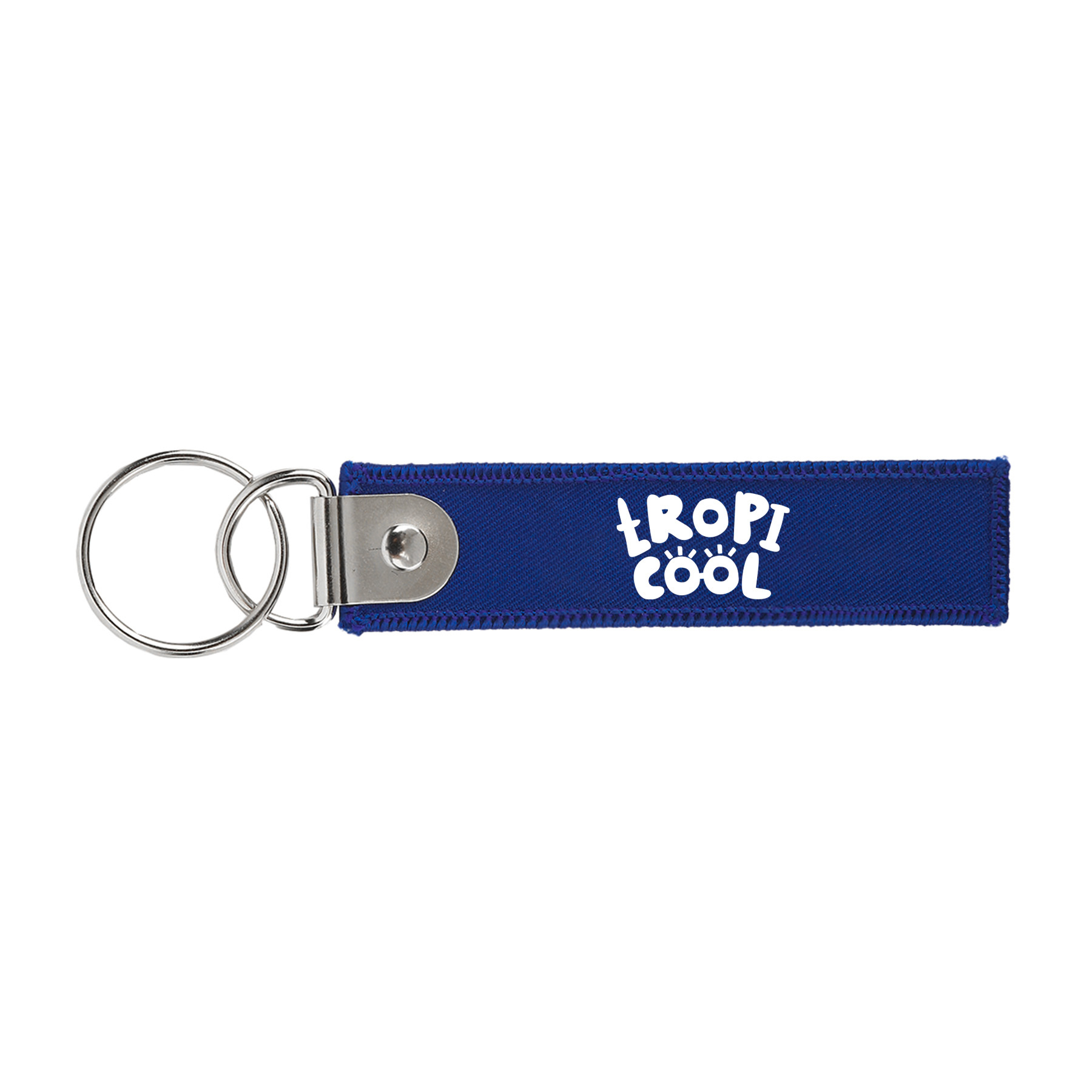 Woven Luggage Tag Keychain