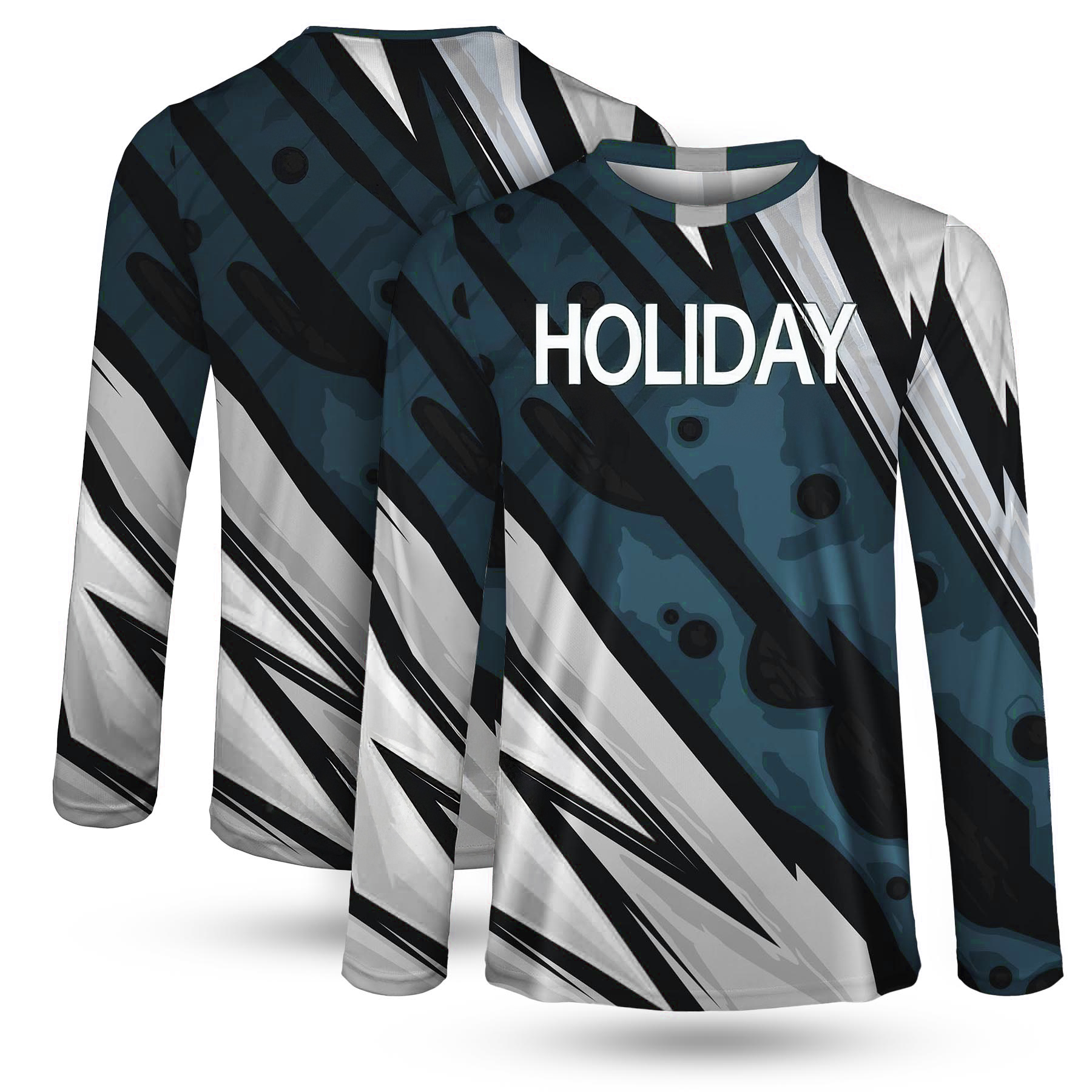 Fishing Long - Sleeve Shirt with UPF 50+ Custom Design