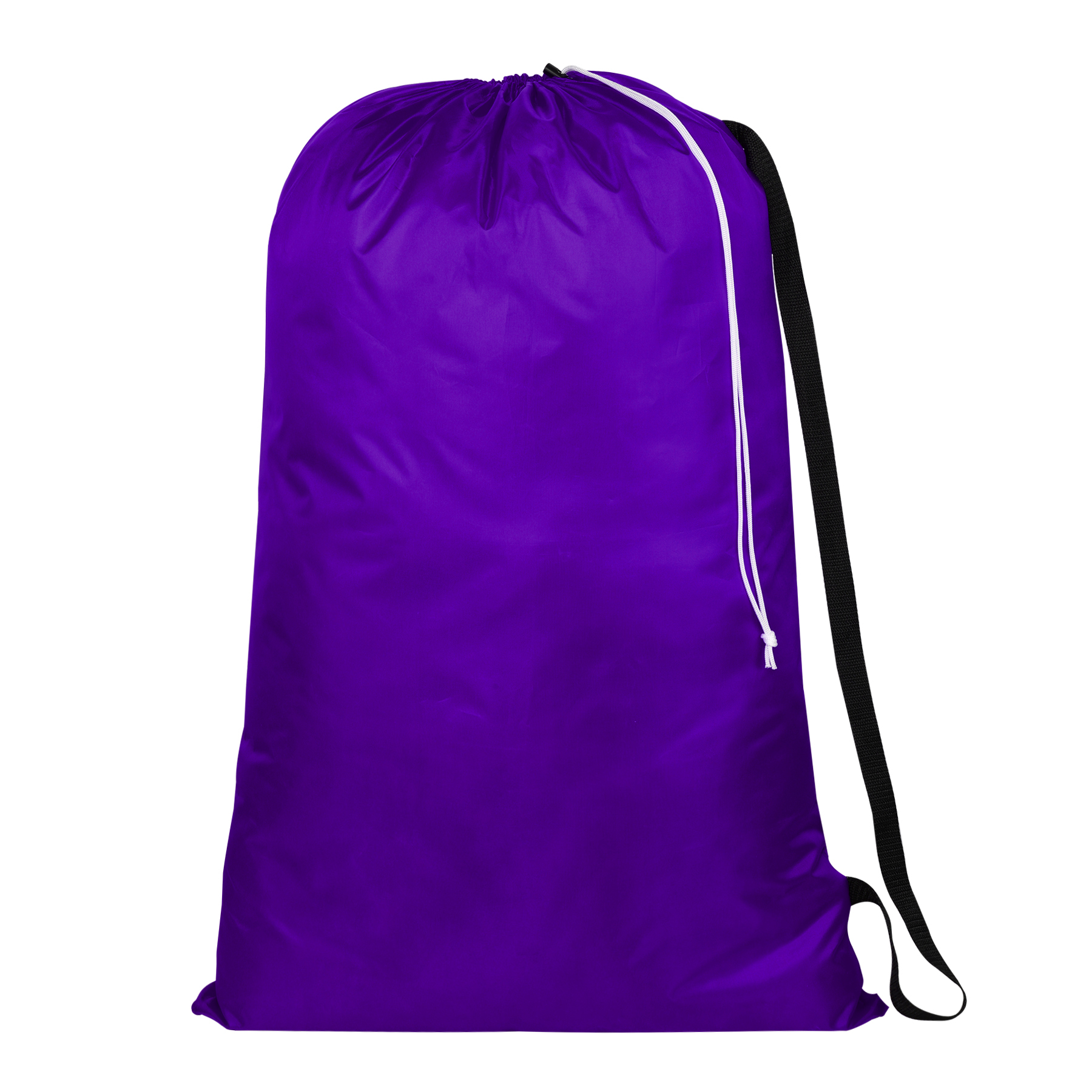 Drawstring Laundry Sack with Shoulder Strap