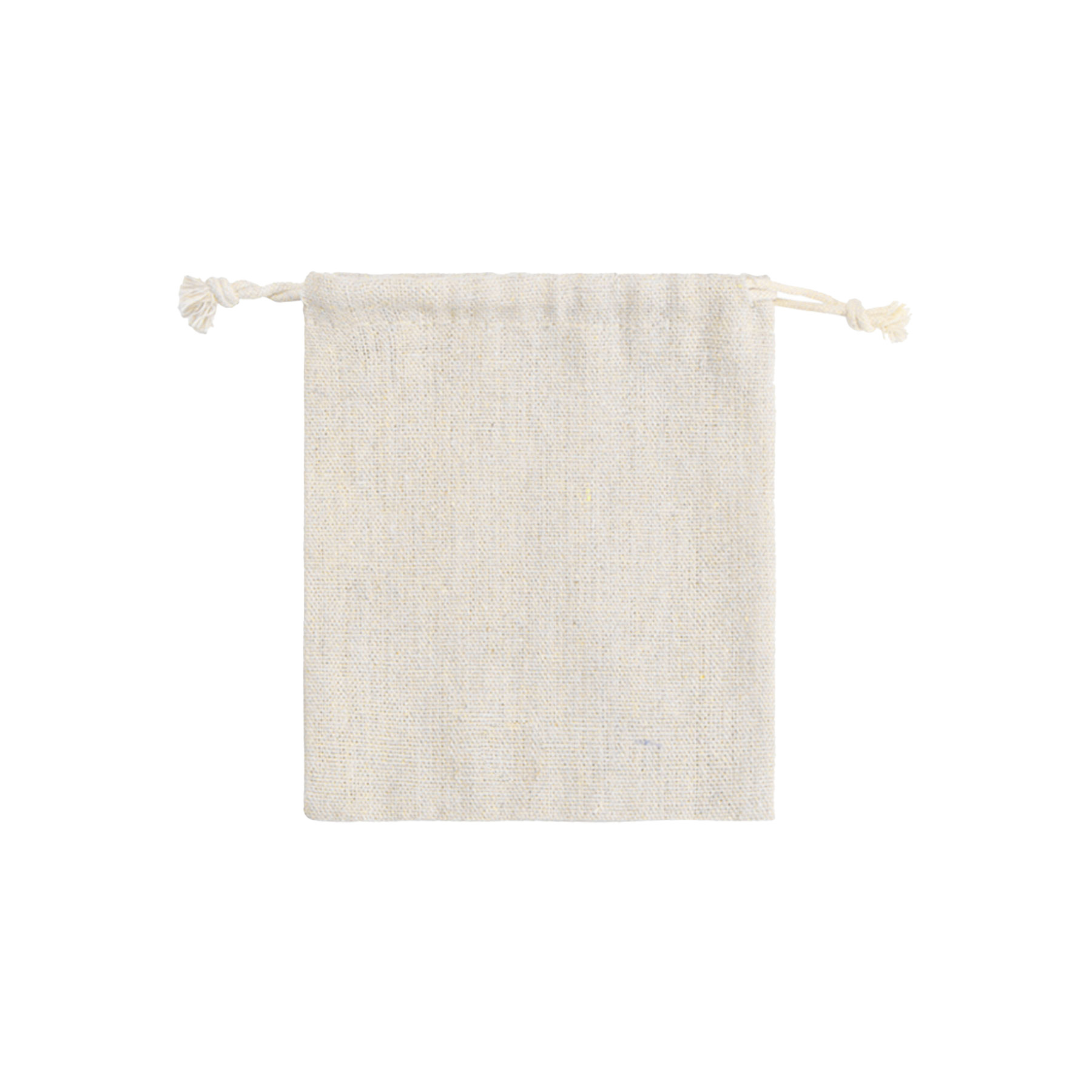 Mini Cotton and Linen Drawstring Bag