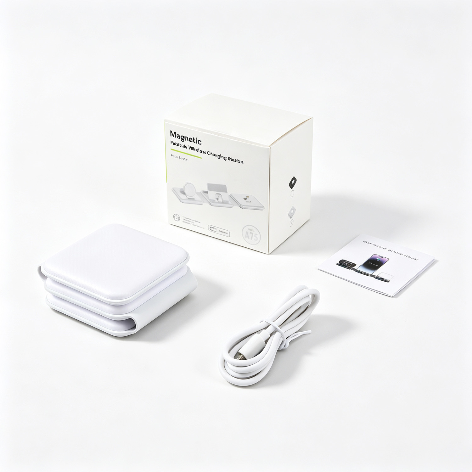 3 - in - 1 10W Charging Dock with Foldable Design