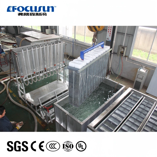 5 Tons/Day Brine System Block Ice Machine