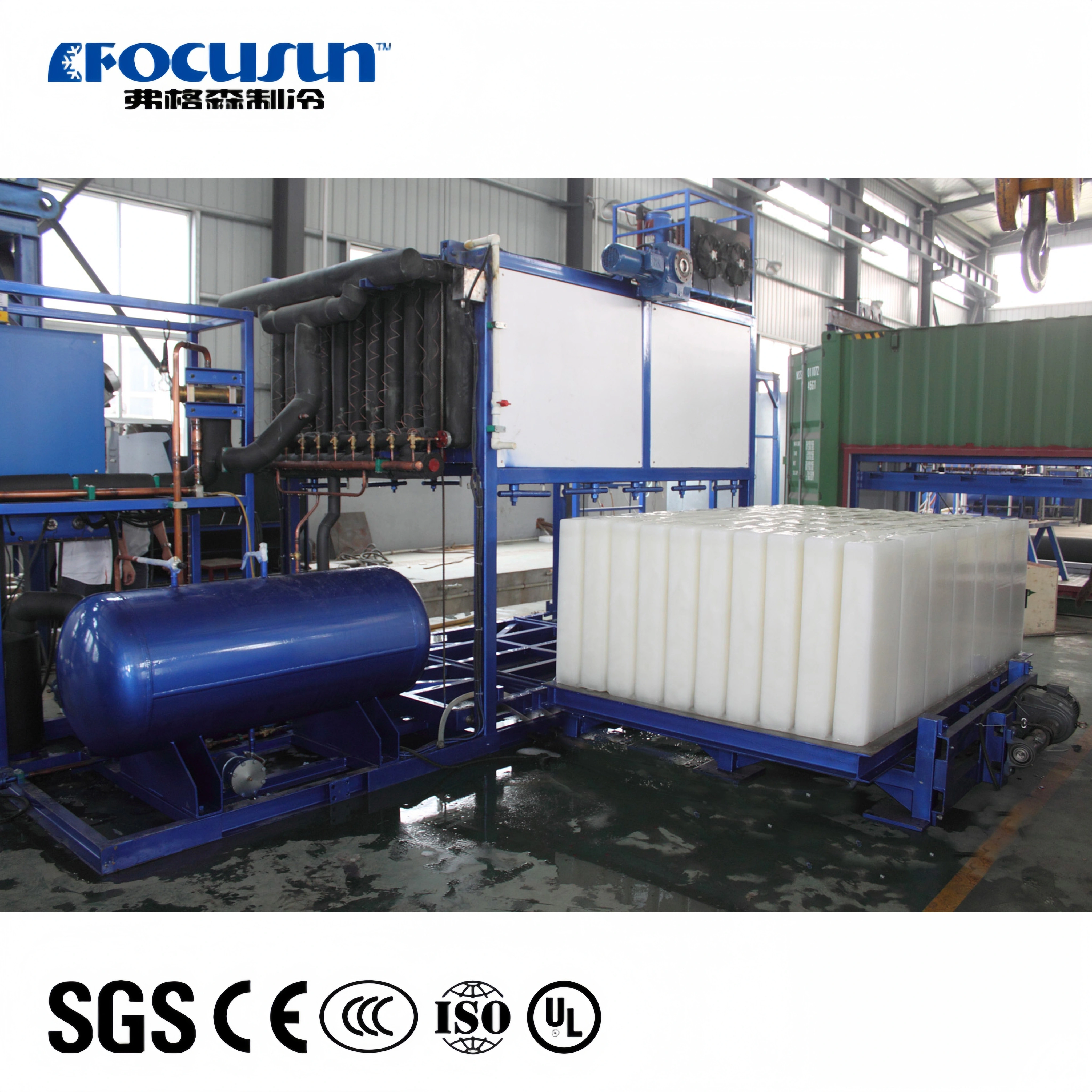5 Tons/Day Direct Cooling Block Ice Machine