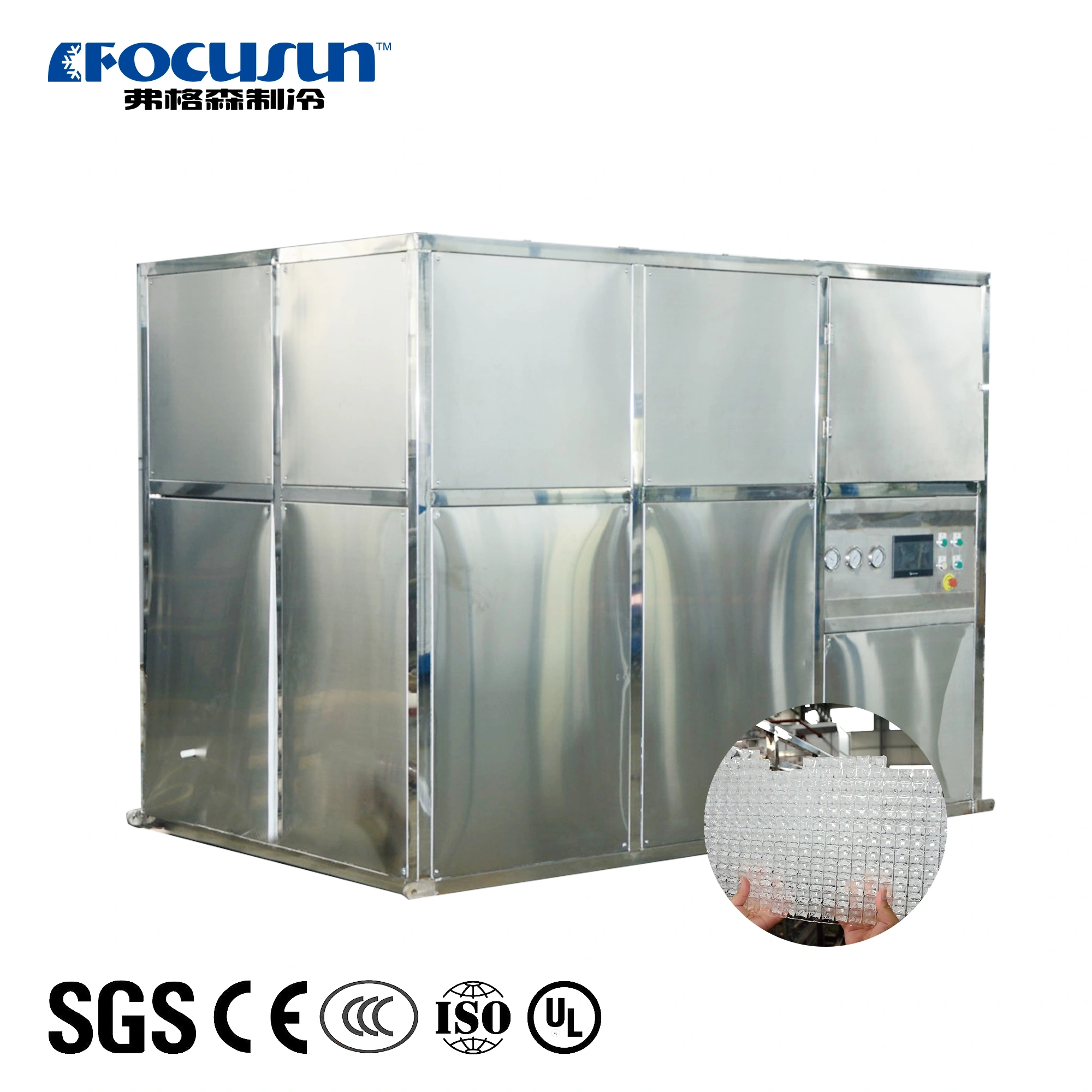 15 Ton/Day Big Capacity Cube Ice Machine