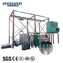 Machine à glace en blocs transparents avec système de saumure