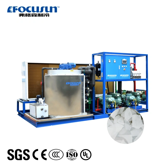 15 Tons/Day Fresh Water Flake Ice Machine