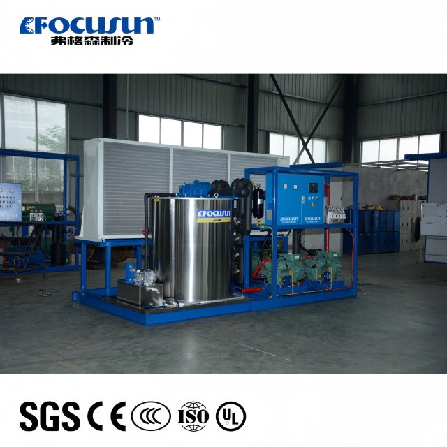 15 Tons/Day Fresh Water Flake Ice Machine