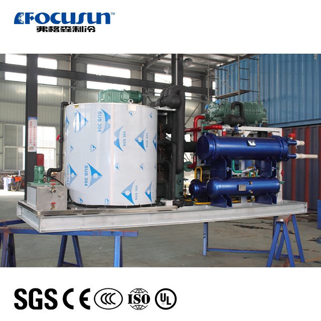 15 Tons/Day Sea Water Flake Ice Machine