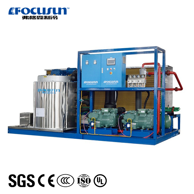 5 Tons/Day Sea Water Flake Ice Machine