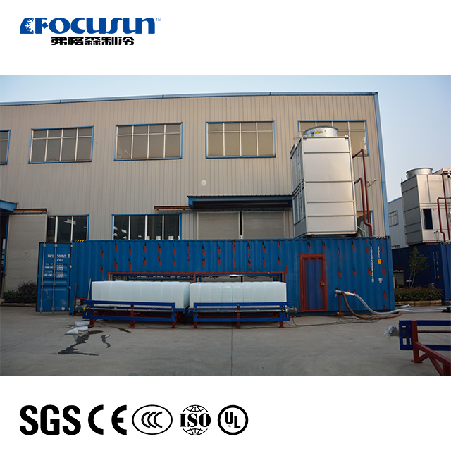 Containerized Direct Cooling Block Ice Machine