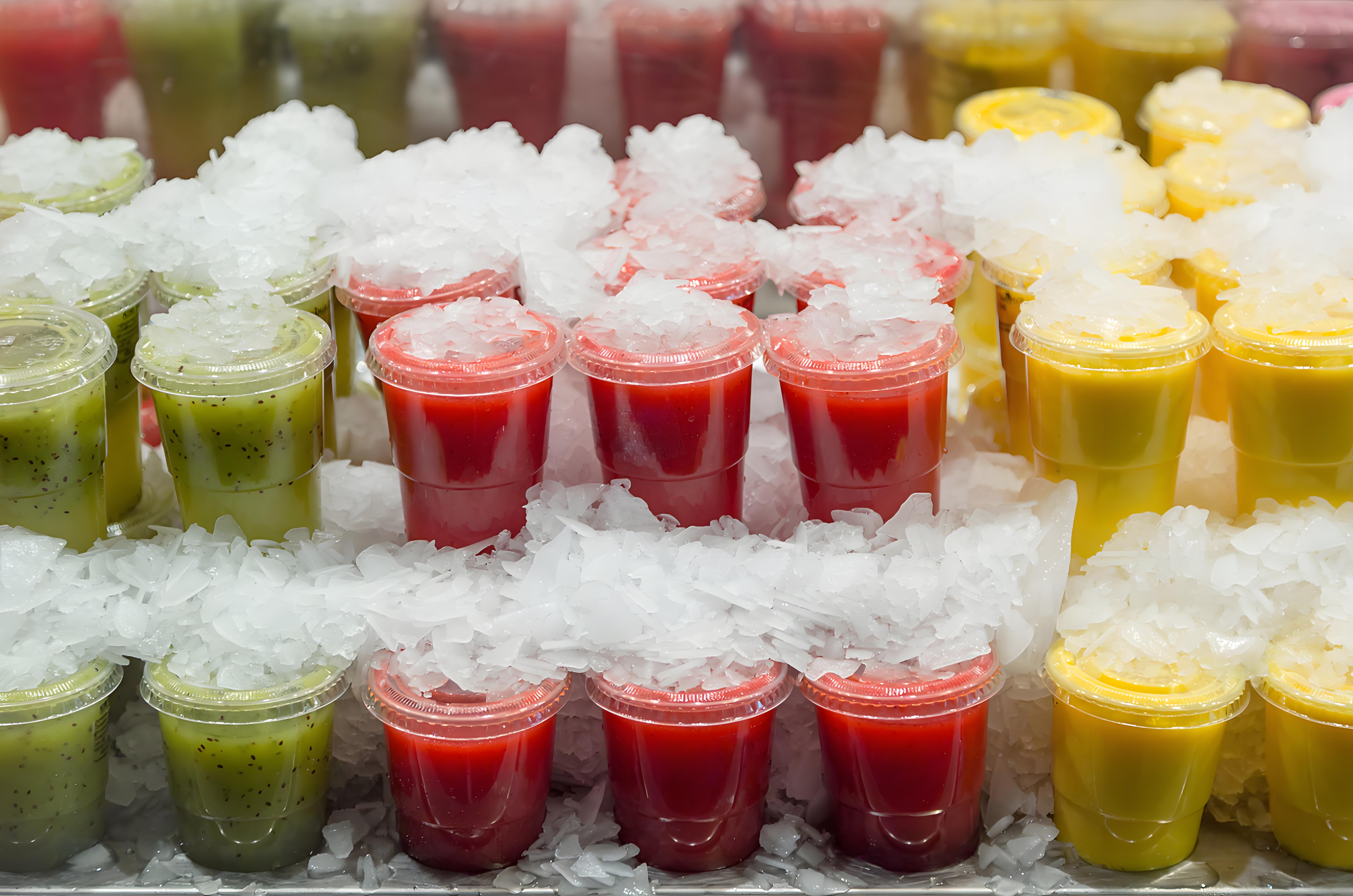 Commercial flake ice system for restaurant and food service cooling applications