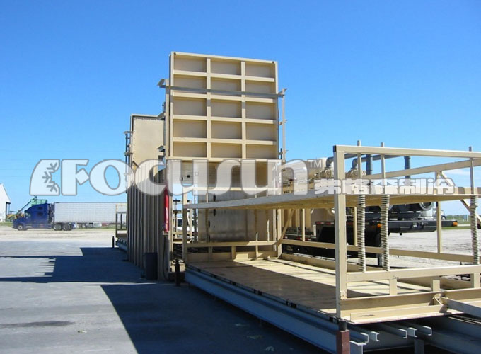 industrial vacuum cooler machine for food and agricultural products