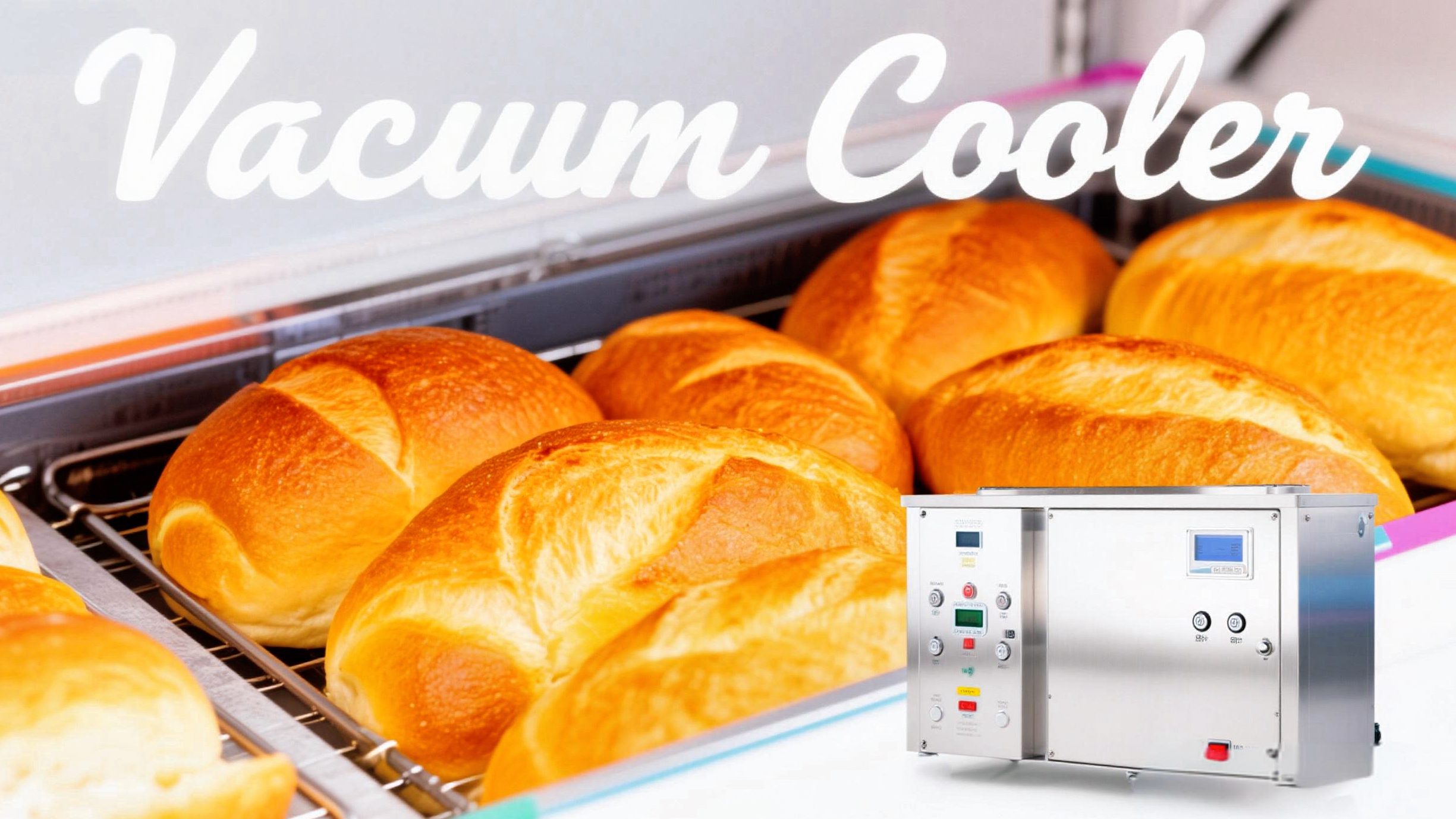 vacuum cooler for baking bread and bakery products cooling process