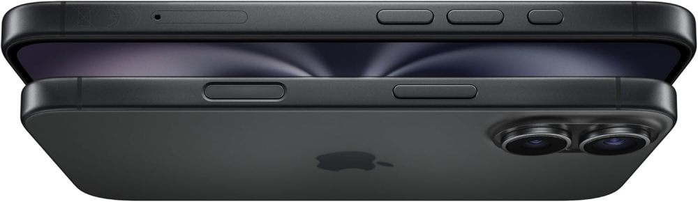 Apple iPhone 16, US Version, 128GB, Black - Unlocked (Renewed)