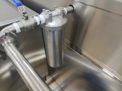 BestSonicBath/Duża ultradźwiękowa maszyna czyszcząca z dwoma zbiornikami i systemem filtrów natryskowych