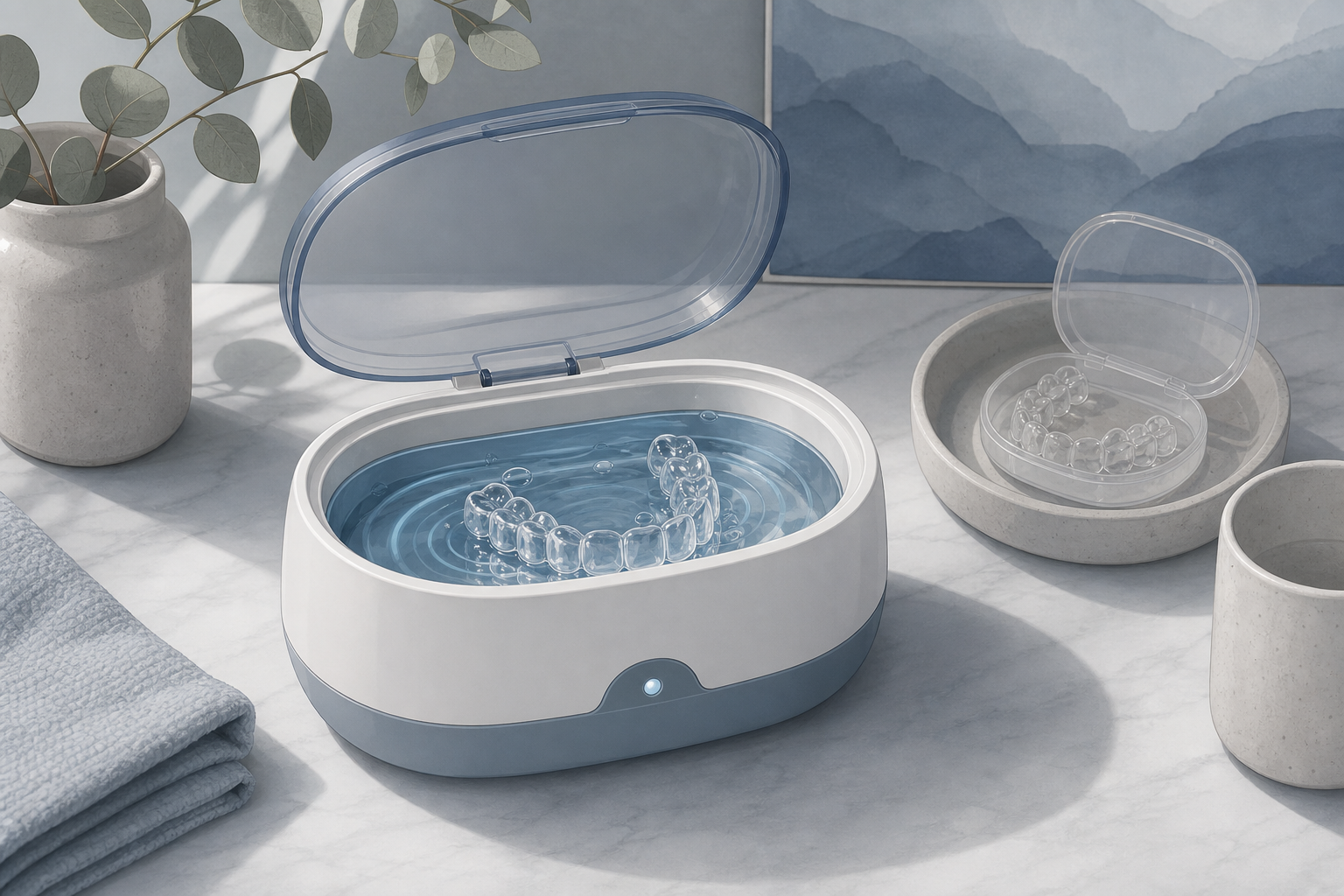 Editorial illustration for Safe and Effective Cleaning Solutions with Retainer Ultrasonic Cleaner Devices