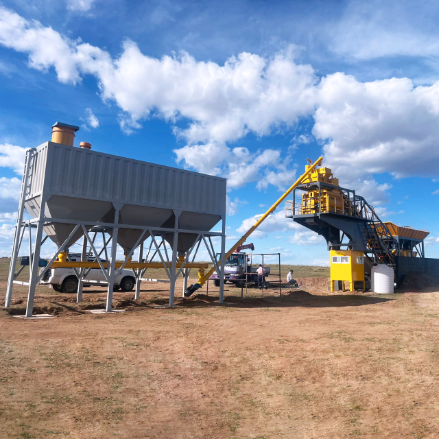 YHZS50-60 Mobile Concrete Batching Plant