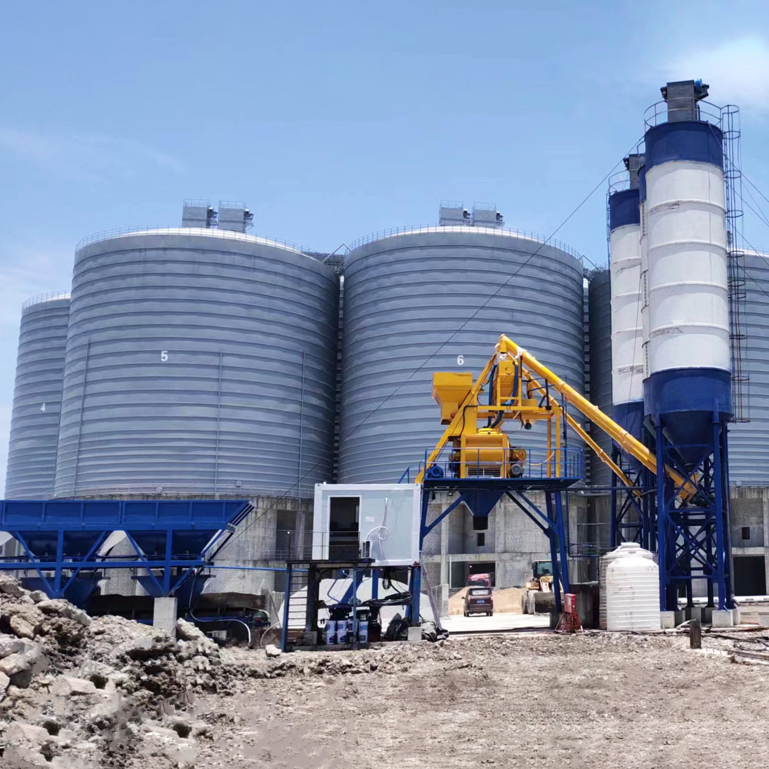 HZS75 Stationary Concrete Batching Plant
