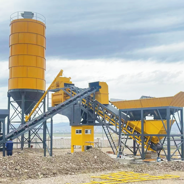 YHZS75-90 Mobile Concrete batching plant