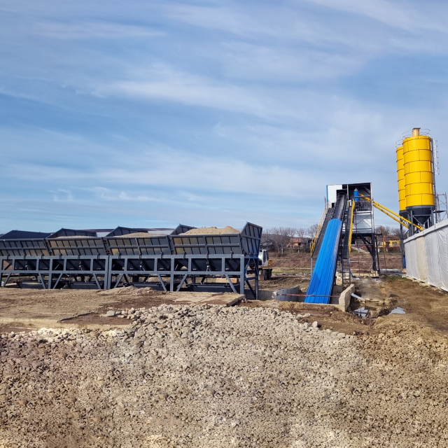 HLS90 Stationary Concrete Batching Plant