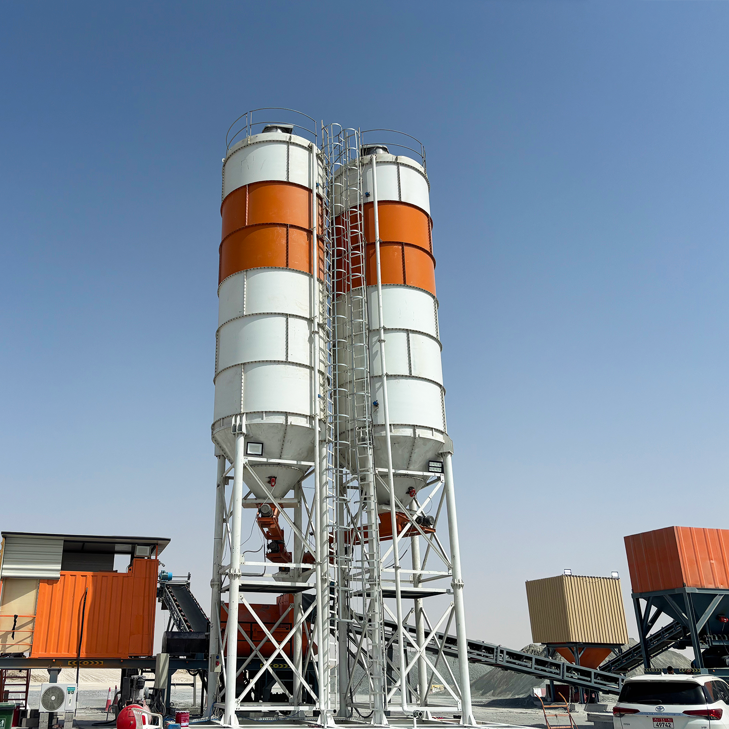 100Tons Bolted Cement Silo