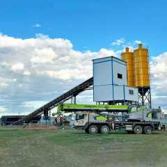 HLS120/180 Stationary Concrete Batching Plant