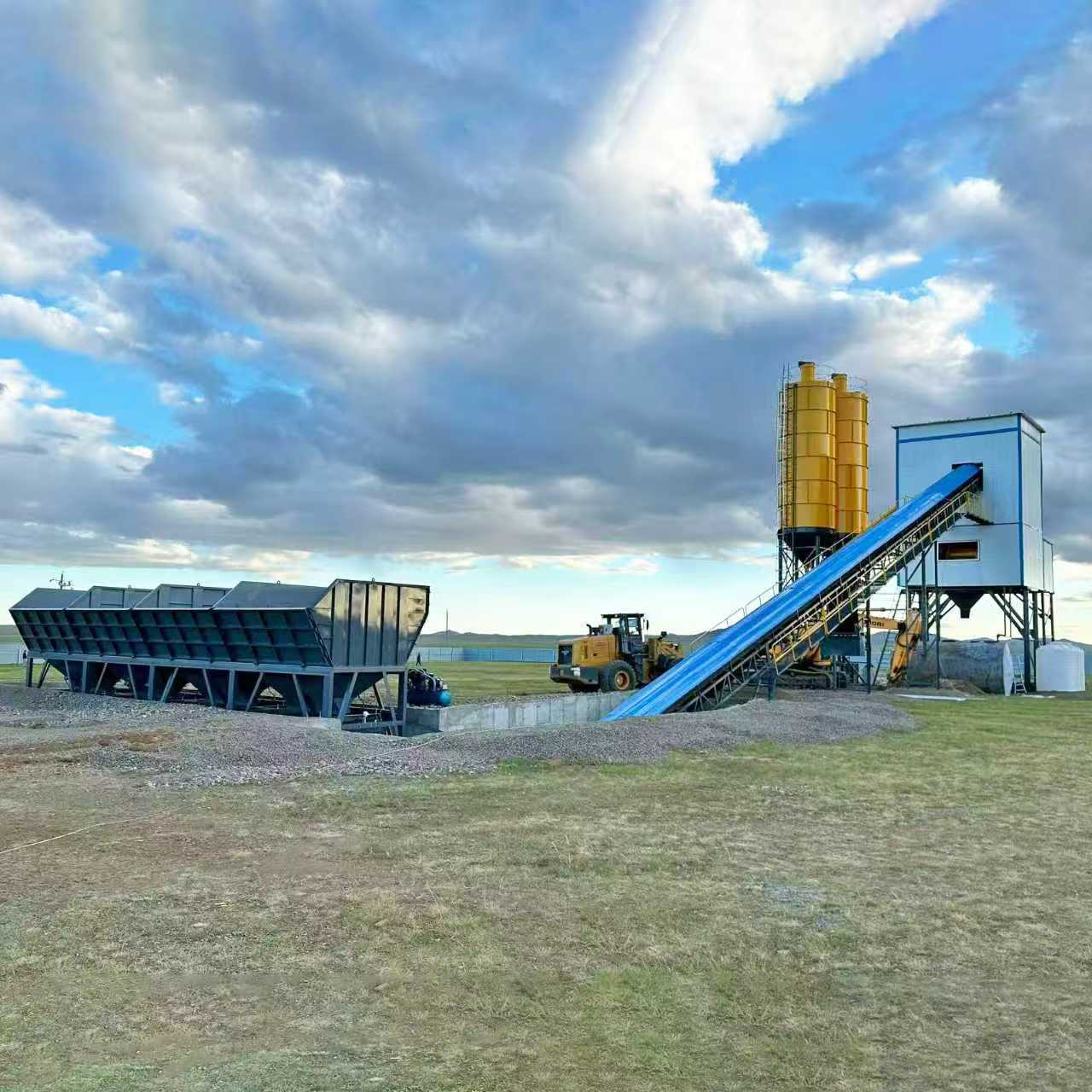 HLS60,90,120,180 Model Belt Model Concrete Plant