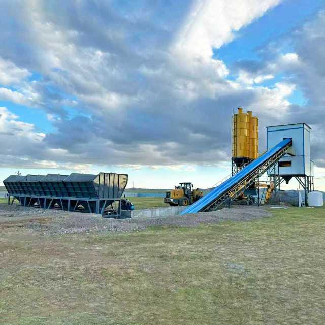 HLS60,90,120,180 Model Belt Model Concrete Plant