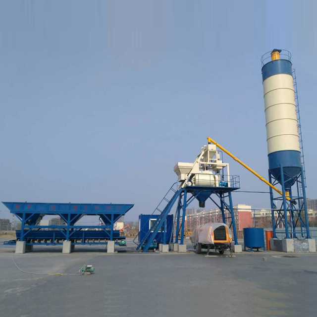 HZS25,35,40 Model Automatic Concrete Batching Plant