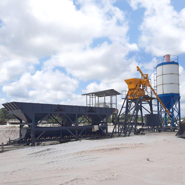 HZS35 Concrete Mixing Plant