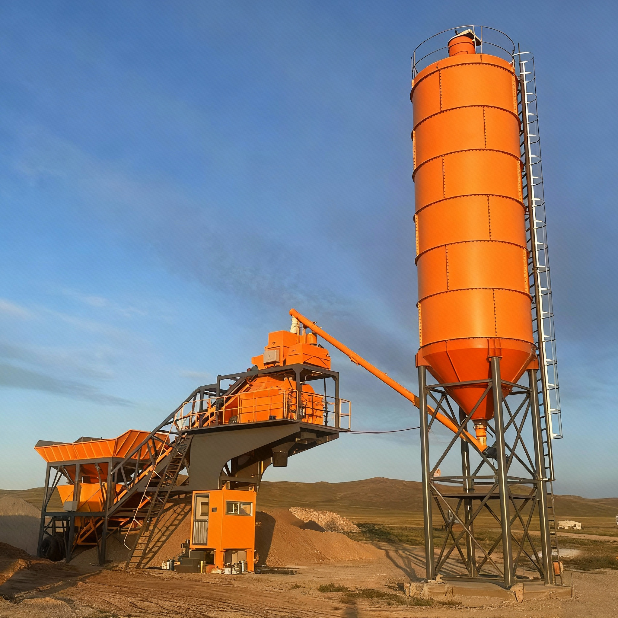 YHZS90 Mobile Concrete Batching Plant