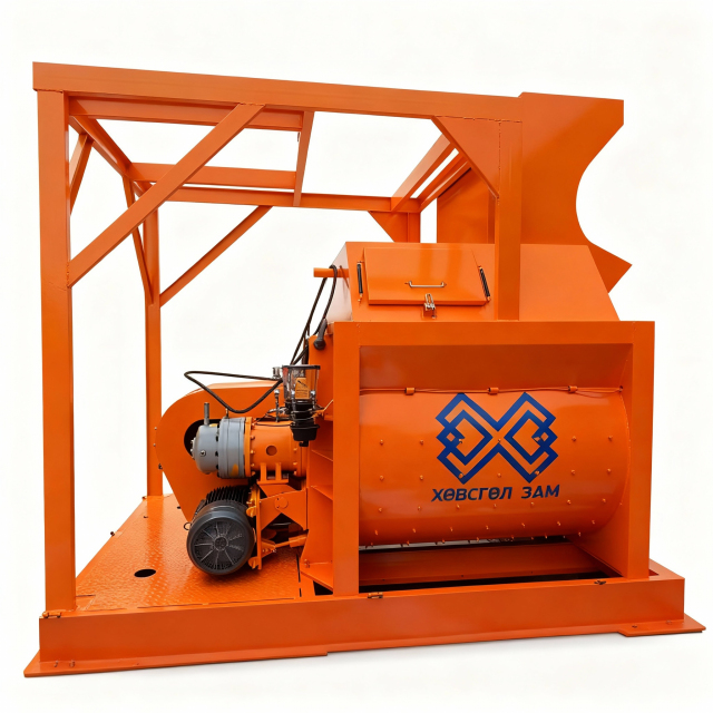 JS1000, 1cubic meters Concrete Mixer use for Inclined conveyor belt model concrete plant