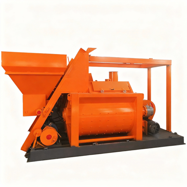 JS1000, JS1500 concrete mixer with SKIP BUCKET
