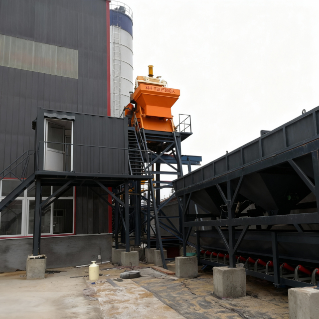 HZS35 Model Concrete Batching Plant