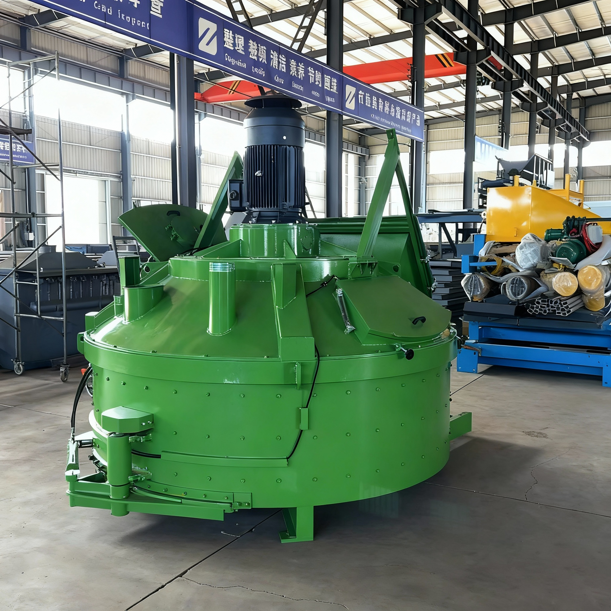 US Project - 1.5M3 Vertical Shaft Planetary Mixer - Mixing Plant Use