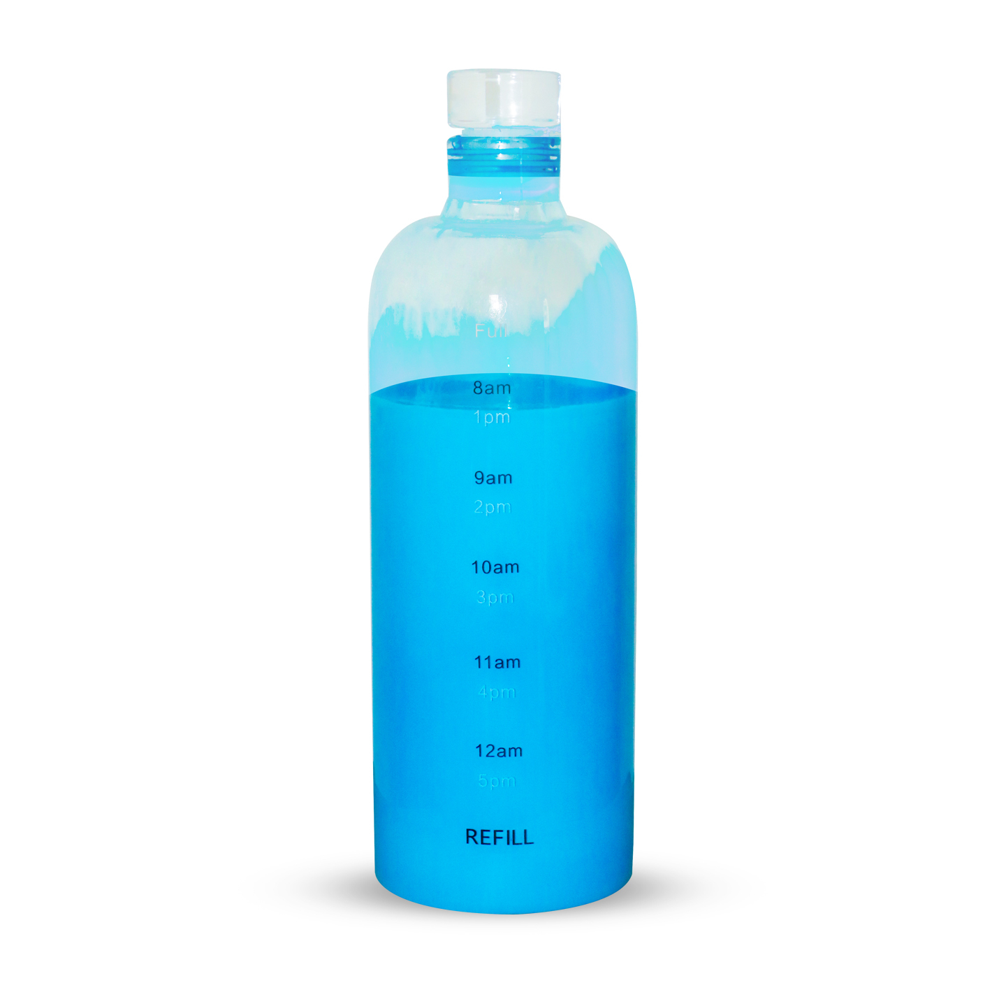 Blue vacuum suction plastic sample