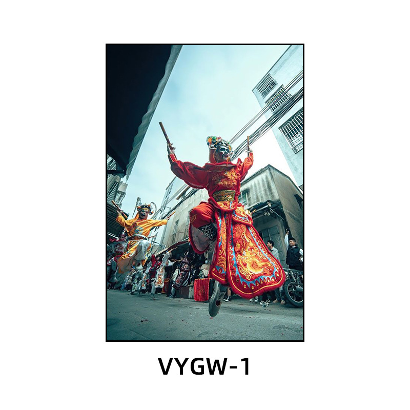 Chaoshan Ying Song and Dance Decoration Painting Restaurant Restaurant Private Rooms Ethnic Characteristics Traditional Culture Hanging Paintings Murals