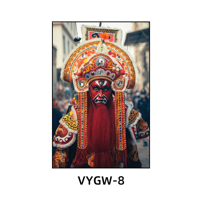Chaoshan Ying Song and Dance Decoration Painting Restaurant Restaurant Private Rooms Ethnic Characteristics Traditional Culture Hanging Paintings Murals