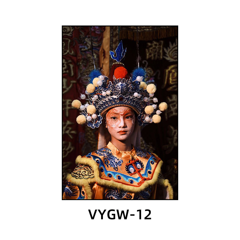 Chaoshan Ying Song and Dance Decoration Painting Restaurant Restaurant Private Rooms Ethnic Characteristics Traditional Culture Hanging Paintings Murals