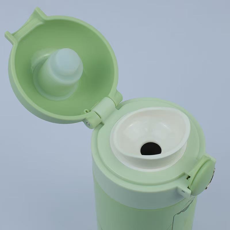 Fresh green cultural and creative mini thermos water cup 230ml, small capacity portable, long-term insulation