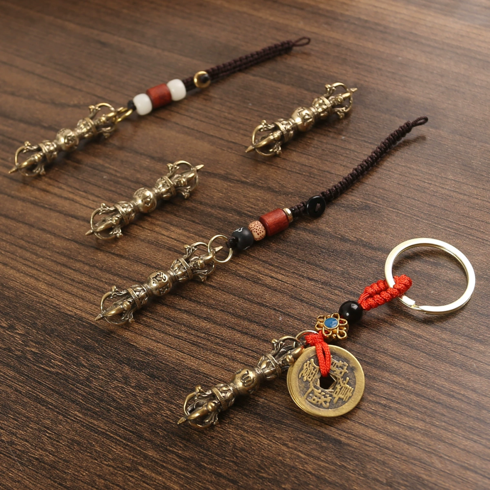 Six character mantra diamond pestle tantric artifact pendant brass six character diamond pestle pendant