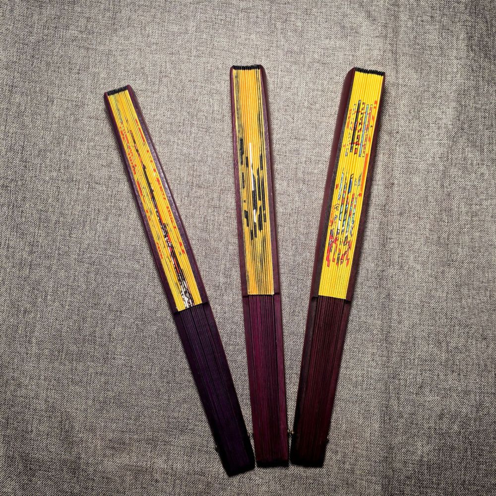 Sanqing Fan Taoist Supplies Tian Shi Wu Lei Fan Dragon Tiger Mountain Method Fan Taoist Folding Fan Kung Fu Fan Taiyi Relief Fan